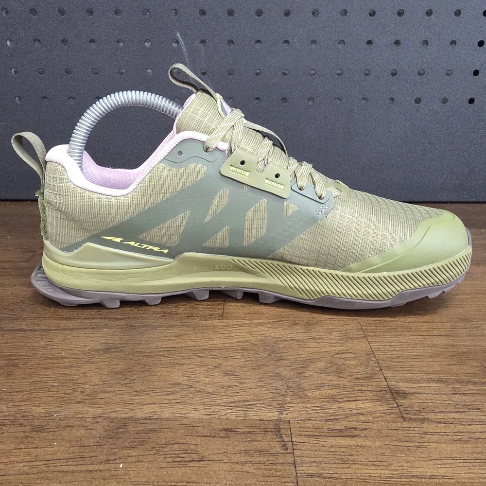 Altra Lone Peak 8 Trail Running Shoes Womens 7 Green Pink ALOA85ND315
